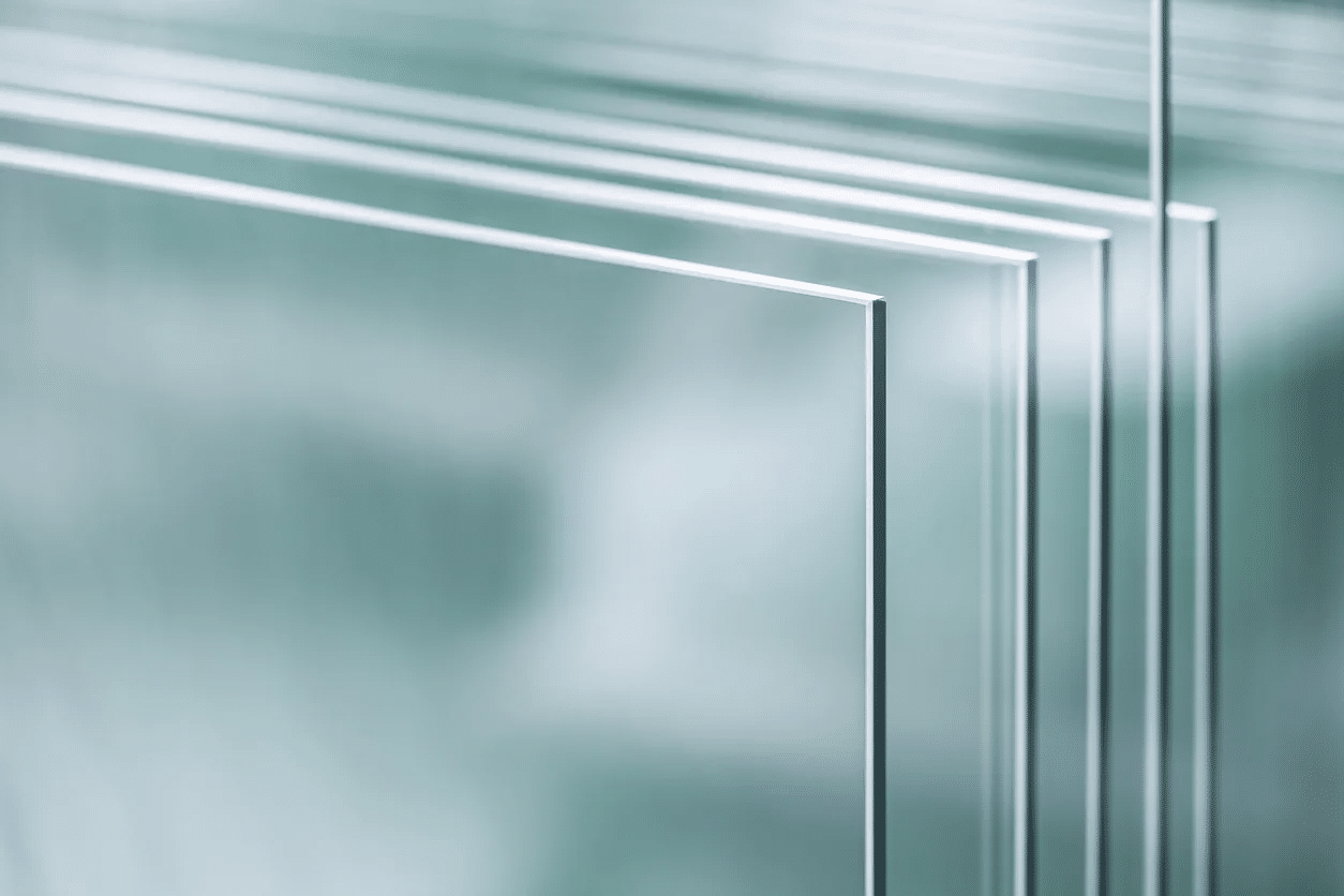 Цветни стъкла 5 a close up of glass panels